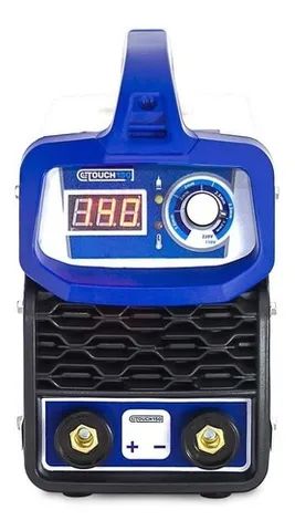 Máquina Solda Inverter Touch 150 Bv Branco/azul 110v/220v Profissional Boxer - Foto 2