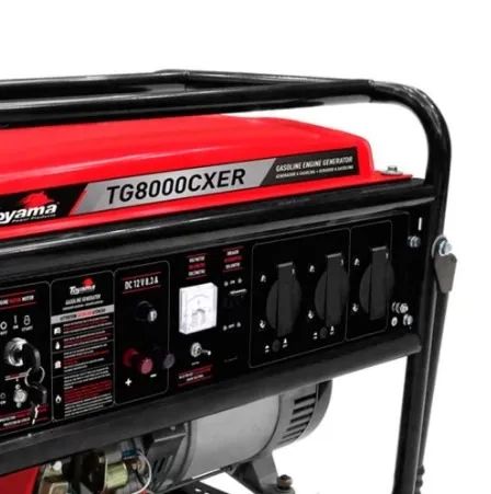GERADOR DE ENERGIA A GASOLINA - TG8000CXER - Foto 6