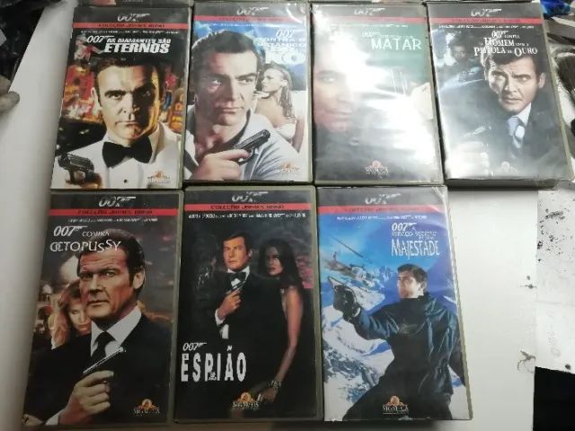 Lote 15 fitas vhs 007 James Bond! - Foto 2