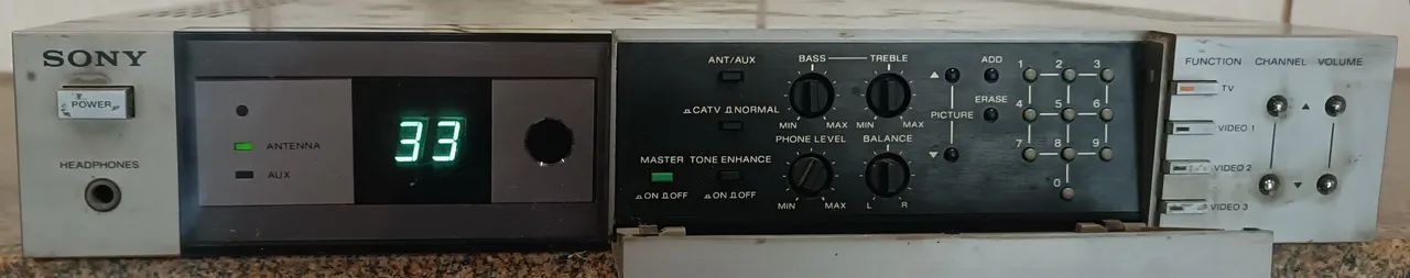 Component TV turner Sony VTX 1000R - Switch Profissional