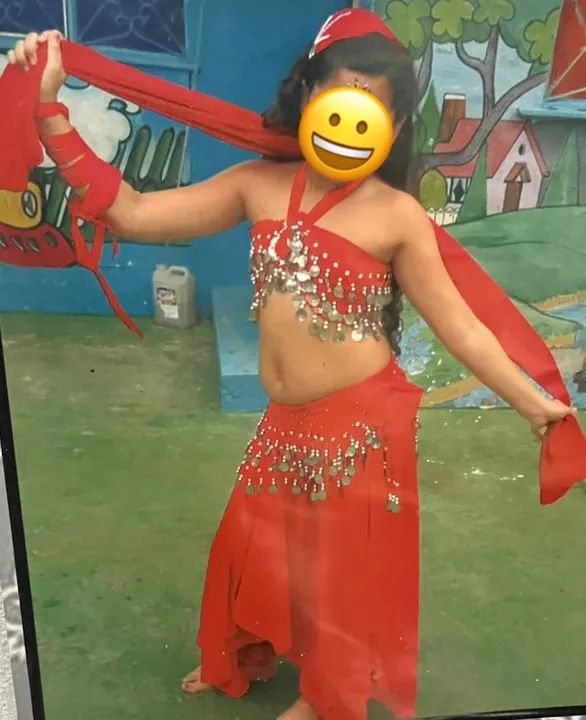 Kit 2 fantasias de Dança do ventre tamanho ajustável