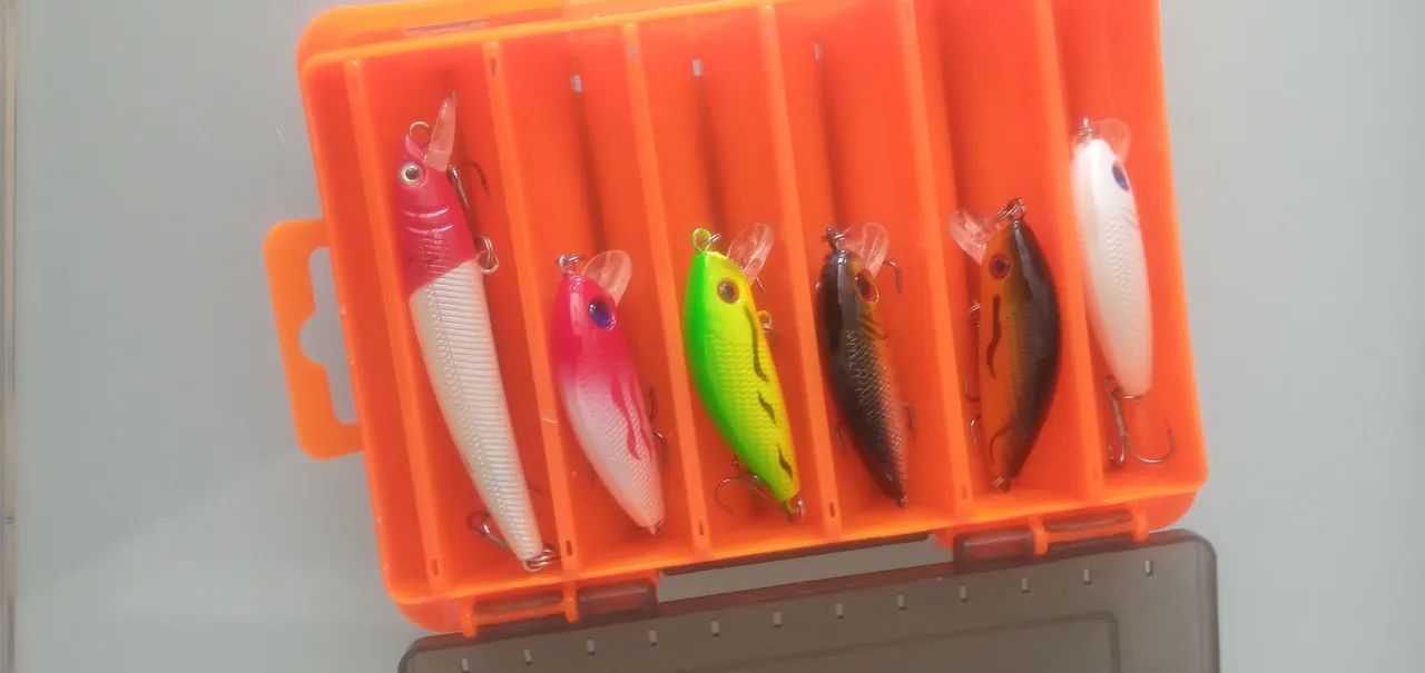 12 Iscas artificiais para pesca esportiva - Foto 3