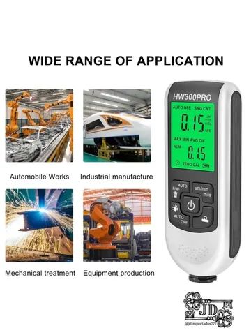 Novo! Medidor espessura HW-300PRO - levestimento, fe, nfe, 0-2000um. - Foto 4