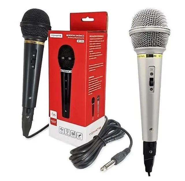 Microfone Profissional Dinâmico com Fio de 2,5 metros da Tomate - Foto 2