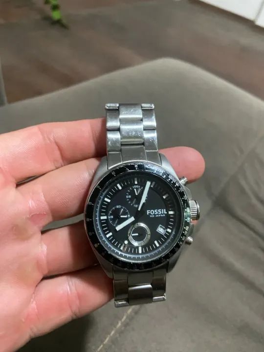 Relógio Fossil Masculino Cronógrafo 10 ATM - Foto 2