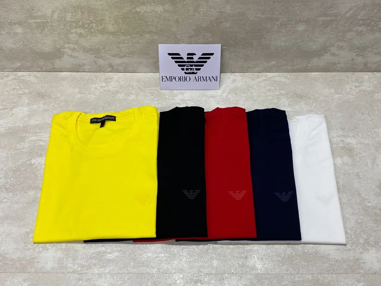 Camiseta Importada Emporio Armani Básica Logo Clássico - Foto 2