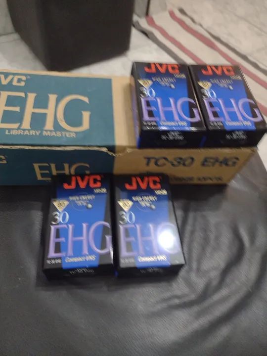 Fita compacto VHSc JVC TC 30 ehg 90 minutos.nova lacrada - Foto 5