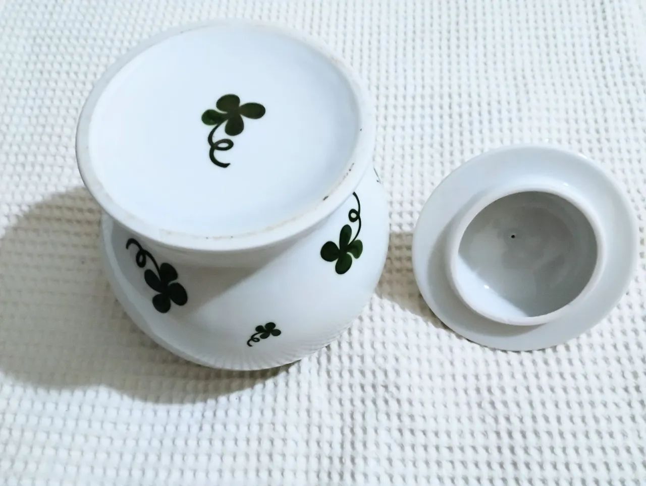 Bomboniere de porcelana Decor Trevo - Foto 2