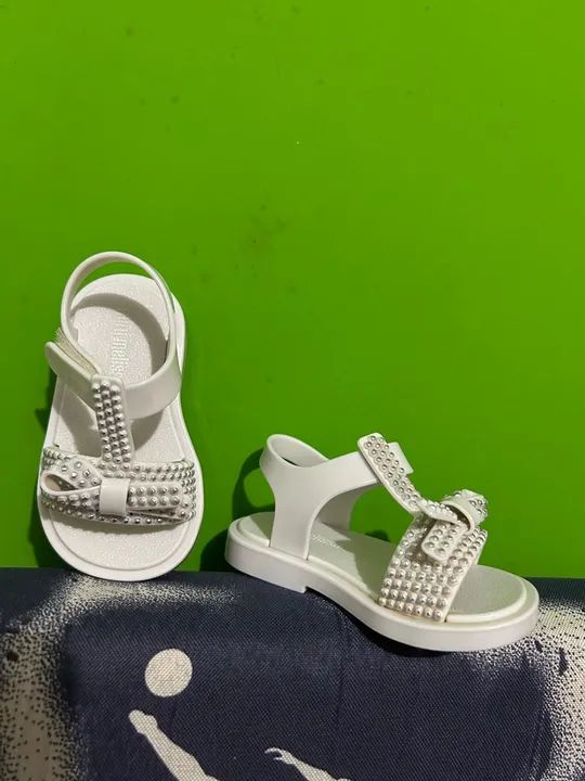 Sandália Melissa Infantis -  Brancas com Strass