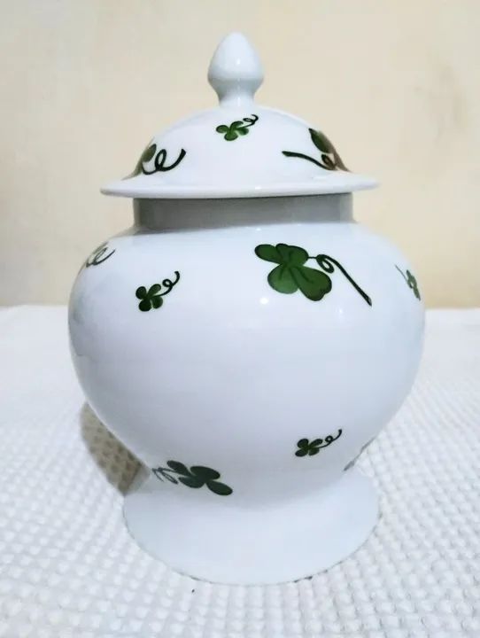 Bomboniere de porcelana Decor Trevo