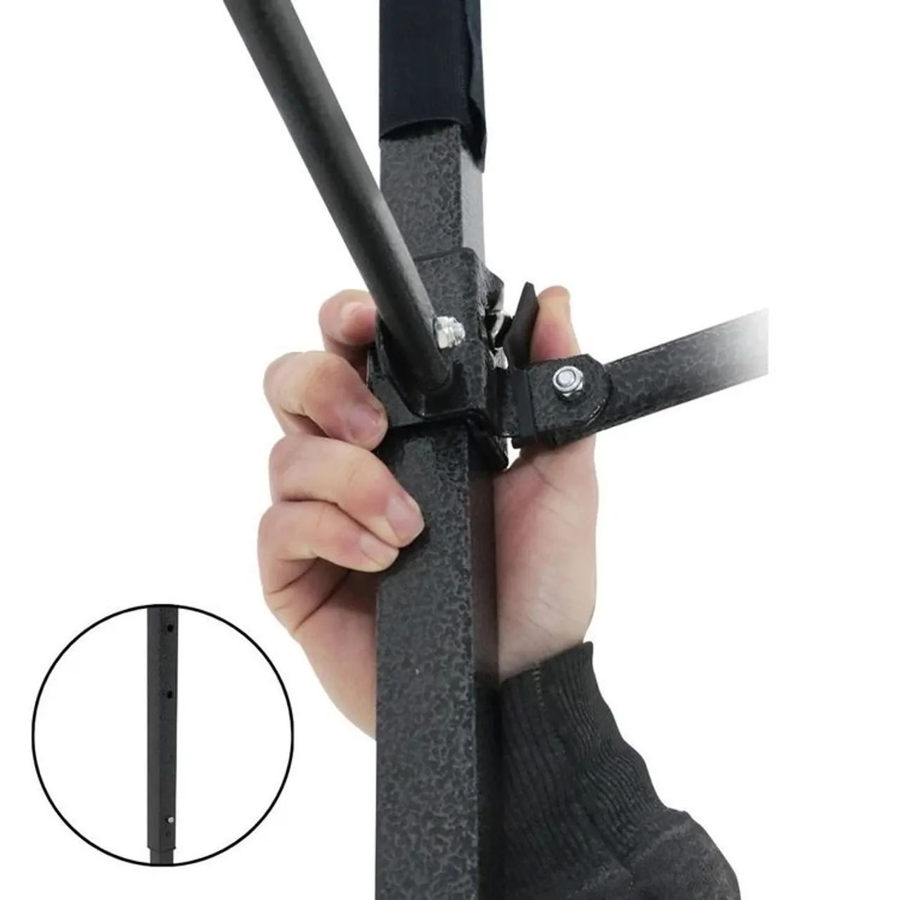Tenda Reforçada Resistent Aço Gazebo Dobrável Pagoda 3x3 Bel - Foto 3