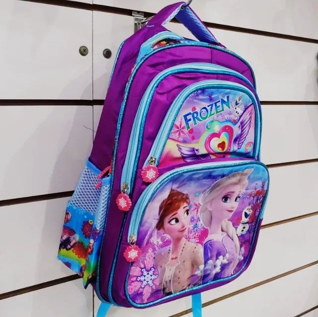 Mochila De Costa  Infantil40x32cm M9036da22249 Perso Promoç Frozen - Foto 3