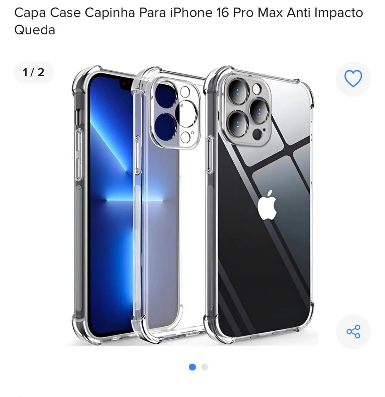 CAPAS E CASES PARA IPHONE 16 PRO MAX - Foto 4
