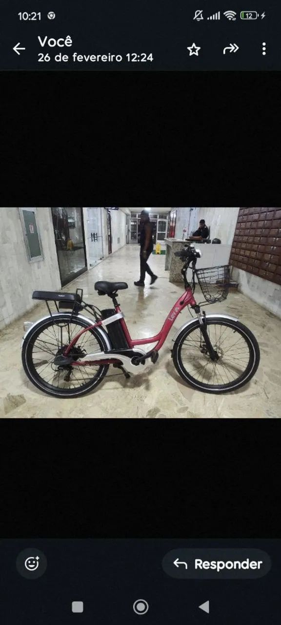 Bicicleta Elétrica Borgonha lev plus