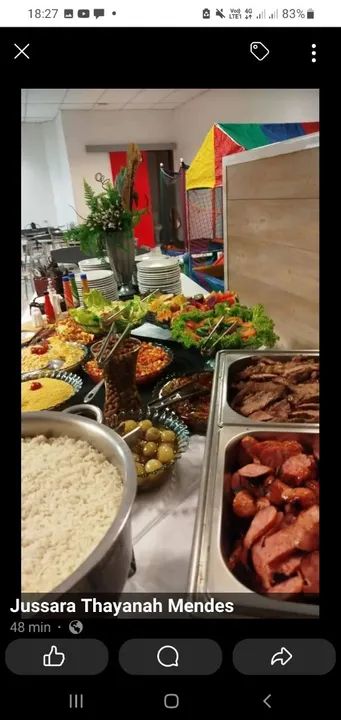 Buffet de churrasco  45.00