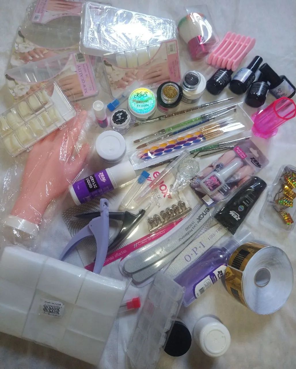 Kit de  alongamento de unhas 