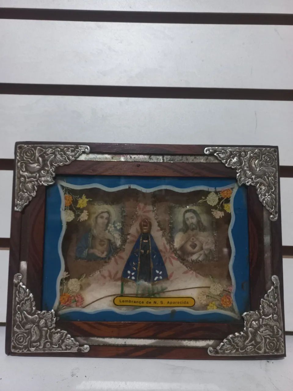 Quadro antigo Religioso 18x24 - Foto 4