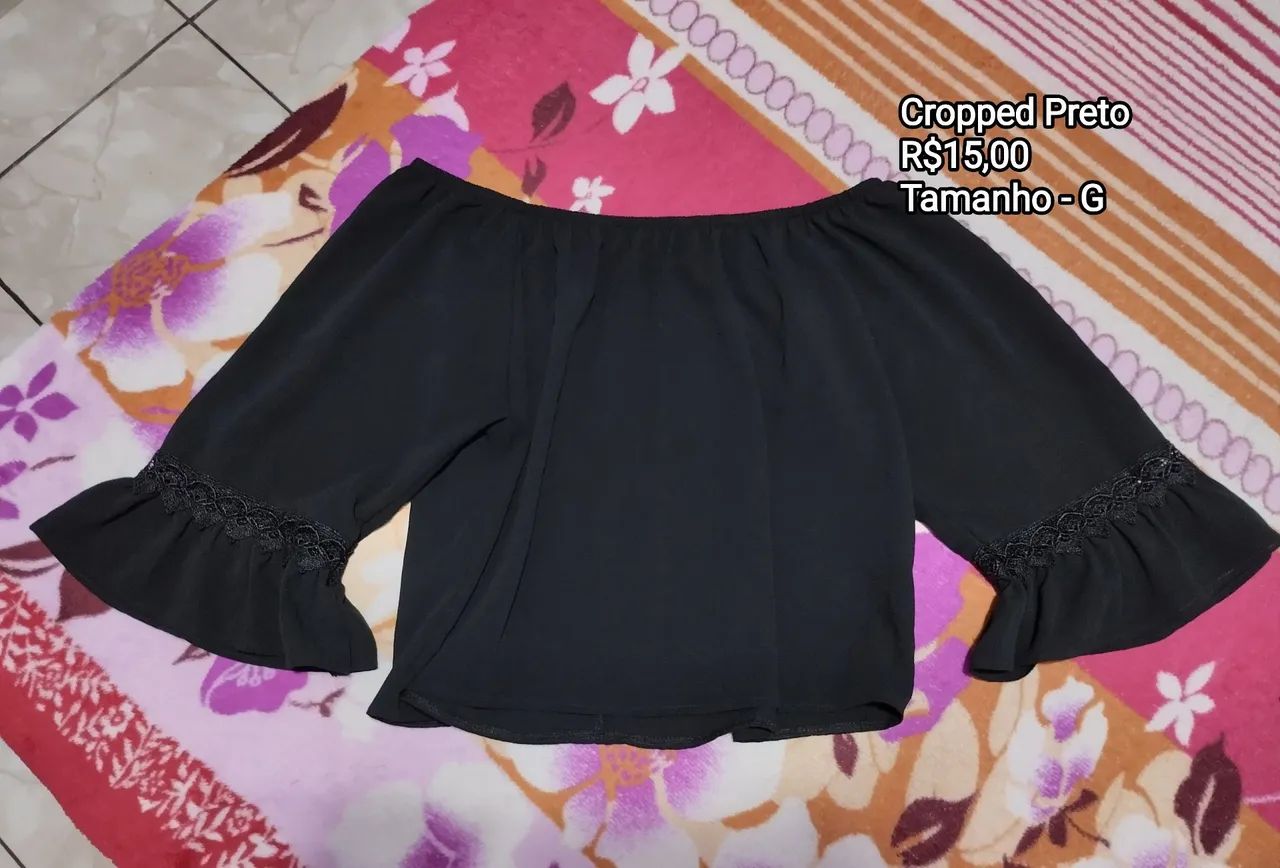 Blusas com detalhes- Tamanho G