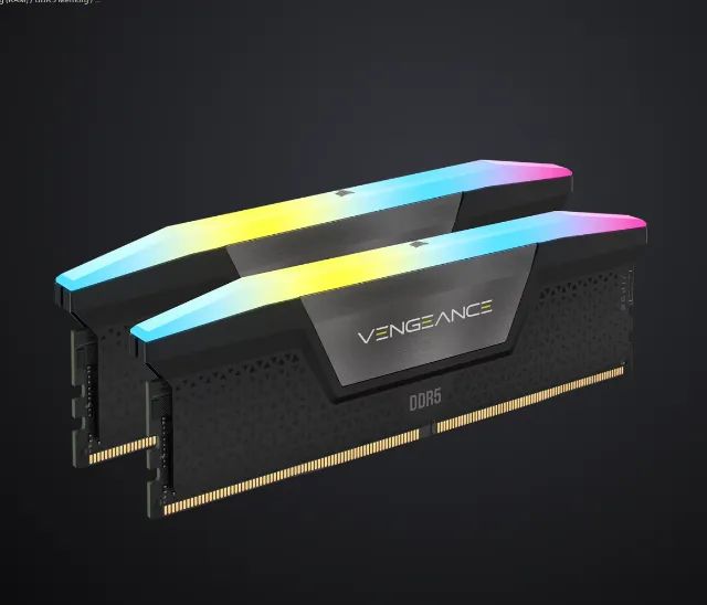 Memória Ddr5 Corsair Vengeance 96gb 2x48gb 6400mhz Cl32 Rgb