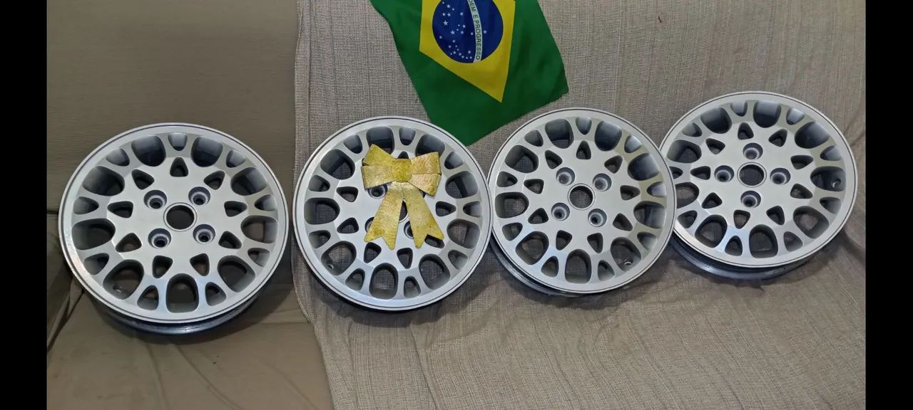 Aro 13 Colmeia Fiat Alumínio Palio - Foto 2