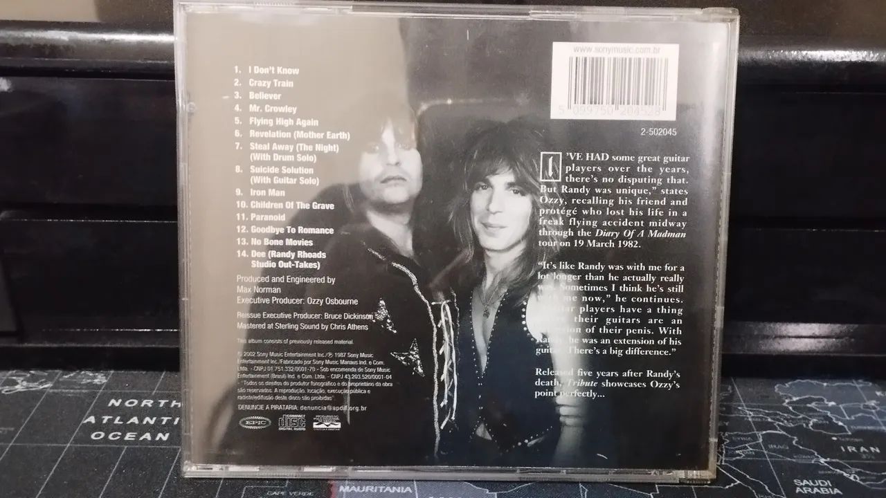 Ozzy Osborune Randy Rhoads Tribute (CD) - CDs, DVDs etc - Vila