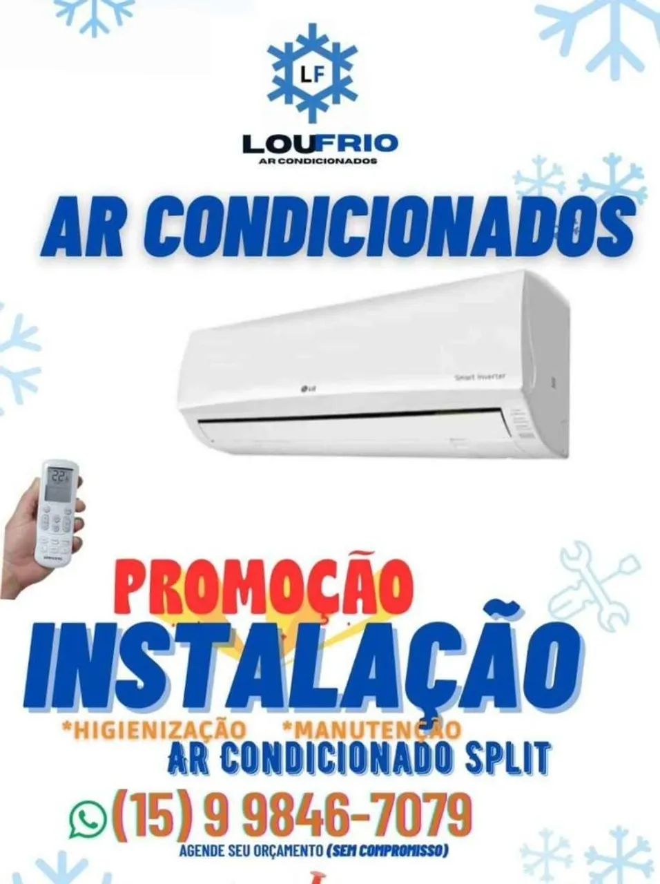 Instalação ar condicionado split ? Manutenção Higienização 