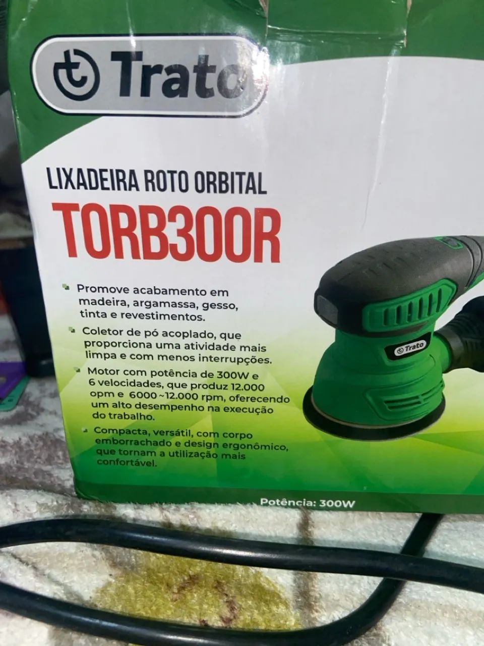 Lixadeira Roto Orbital Trato TORB300R - Foto 3