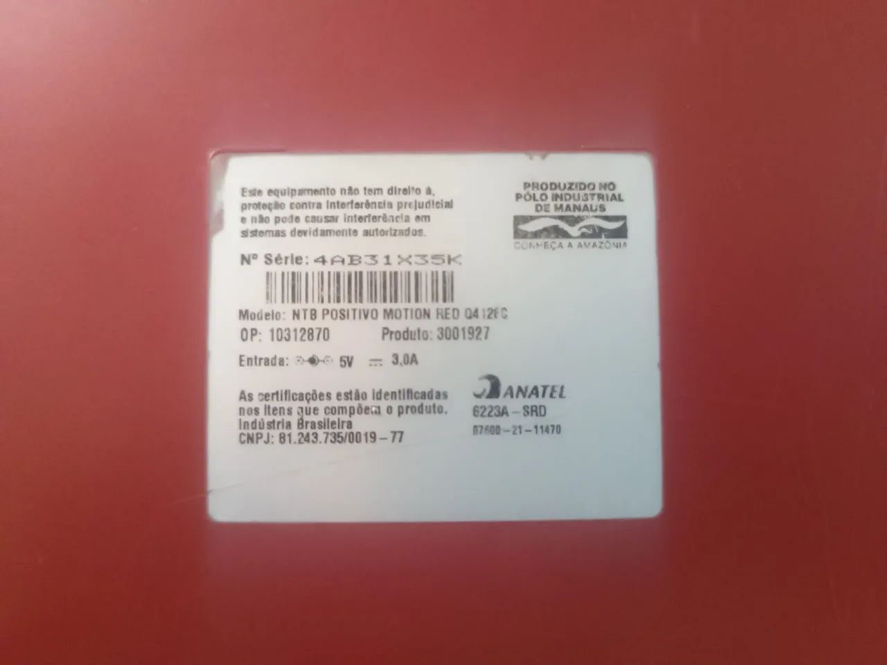 Notebook positivo q4128c com tela queimada - Foto 5