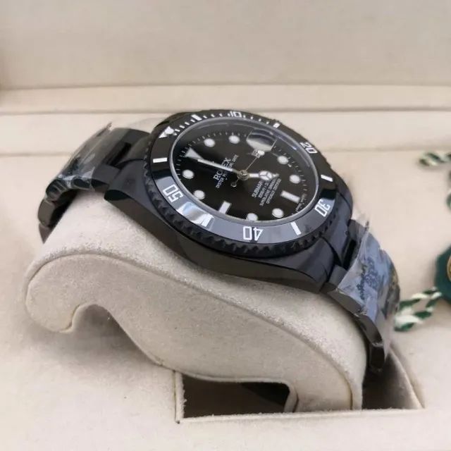 Relógio ROLEX AUTOMÁTICO SUBMARINER ALL BLACK - Foto 5