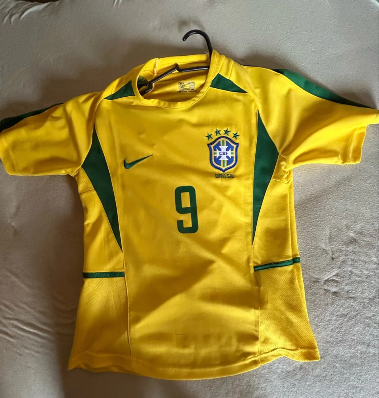 CAMISA RETRÔ SELEÇÃO BRASILEIRA/ BRASIL 2002 9 RONALDO