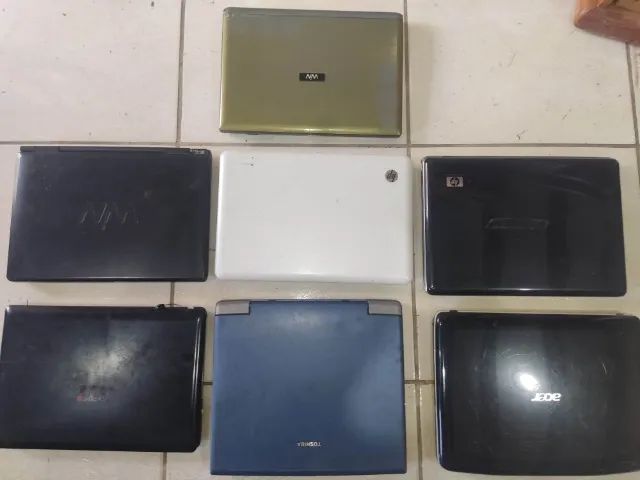lote notebook defeituosos sucata