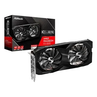 Placa de Vídeo RX 6600 CLD 8G ASRock AMD Radeon, 8GB, GDDR6 -Loja Fs informática