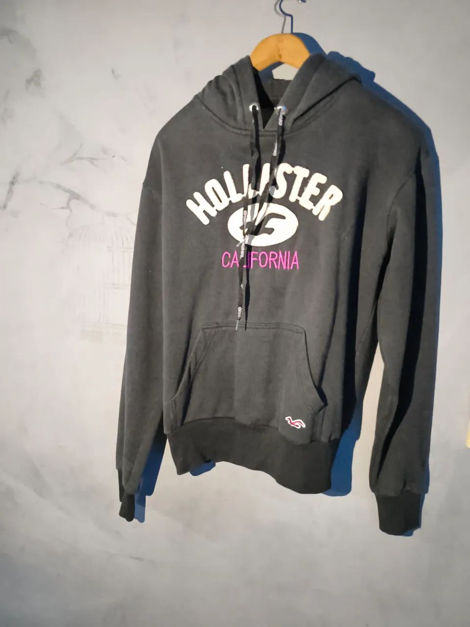 Casaco Hollister Feminino Moletom Hollister De Botao Sweatshirt