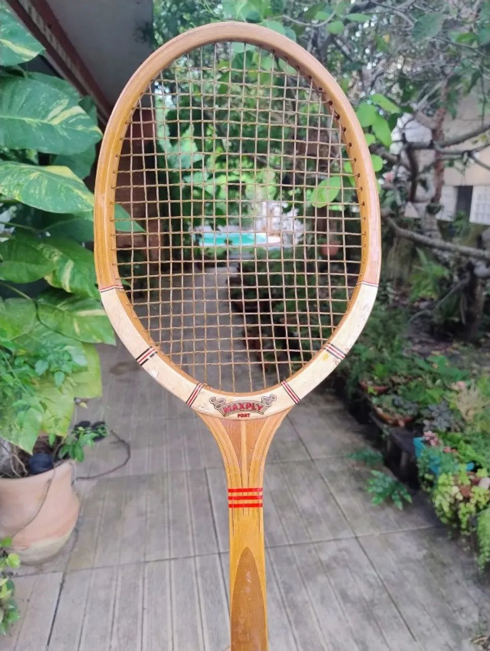Raquete de Tênis em Madeira Dunlop