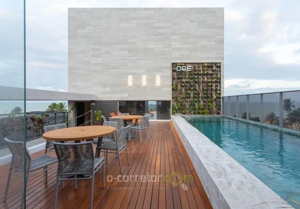 Apartamento Cabo Branco C/226,60m² 3 Suítes, DCE, 02 Vagas Frente Mar 1º Pavimento