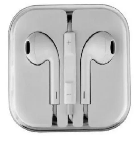 Fone de Ouvido Iphone EarPods P linha Som Igual Original Marca Hreboss - Foto 2
