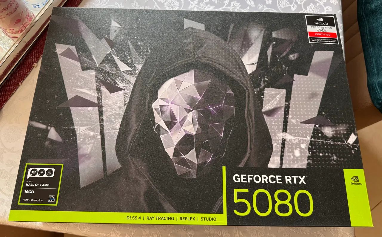 Galax RTX 5080 HOF Black - NF e Garantia