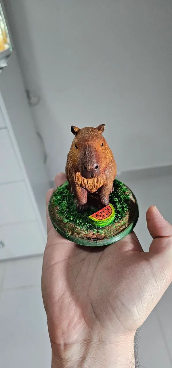 Miniatura de Capivara com Melancia - Foto 3