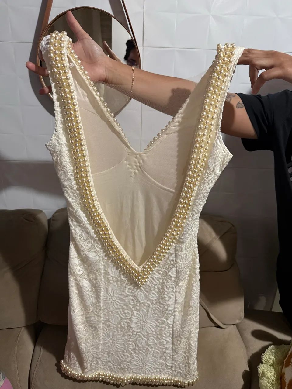 Vendo vestido perolado  - Foto 2