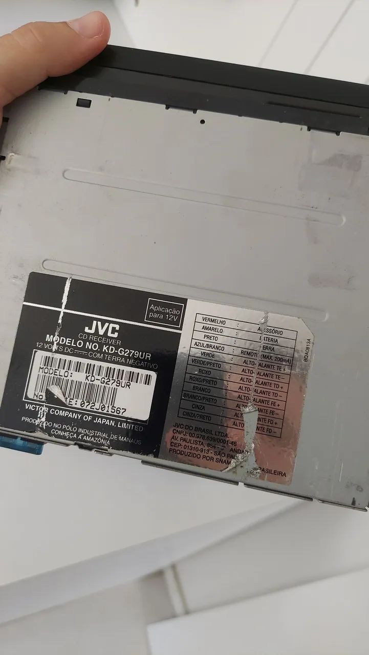 Rádio Automotivo JVC KD-G279UR - CD Player - Foto 2