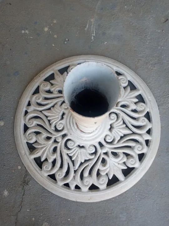 Base de ferro retro 45D p/ Sombreiro