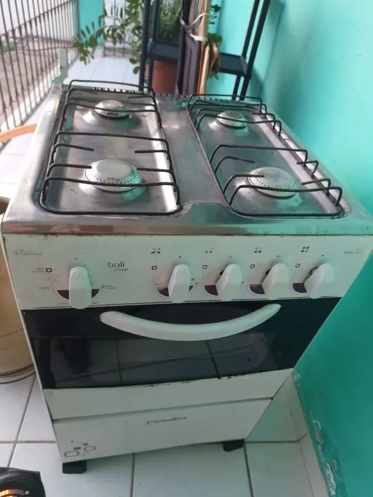 Fogão 4 Bocas com registro e mangueira  - Foto 4