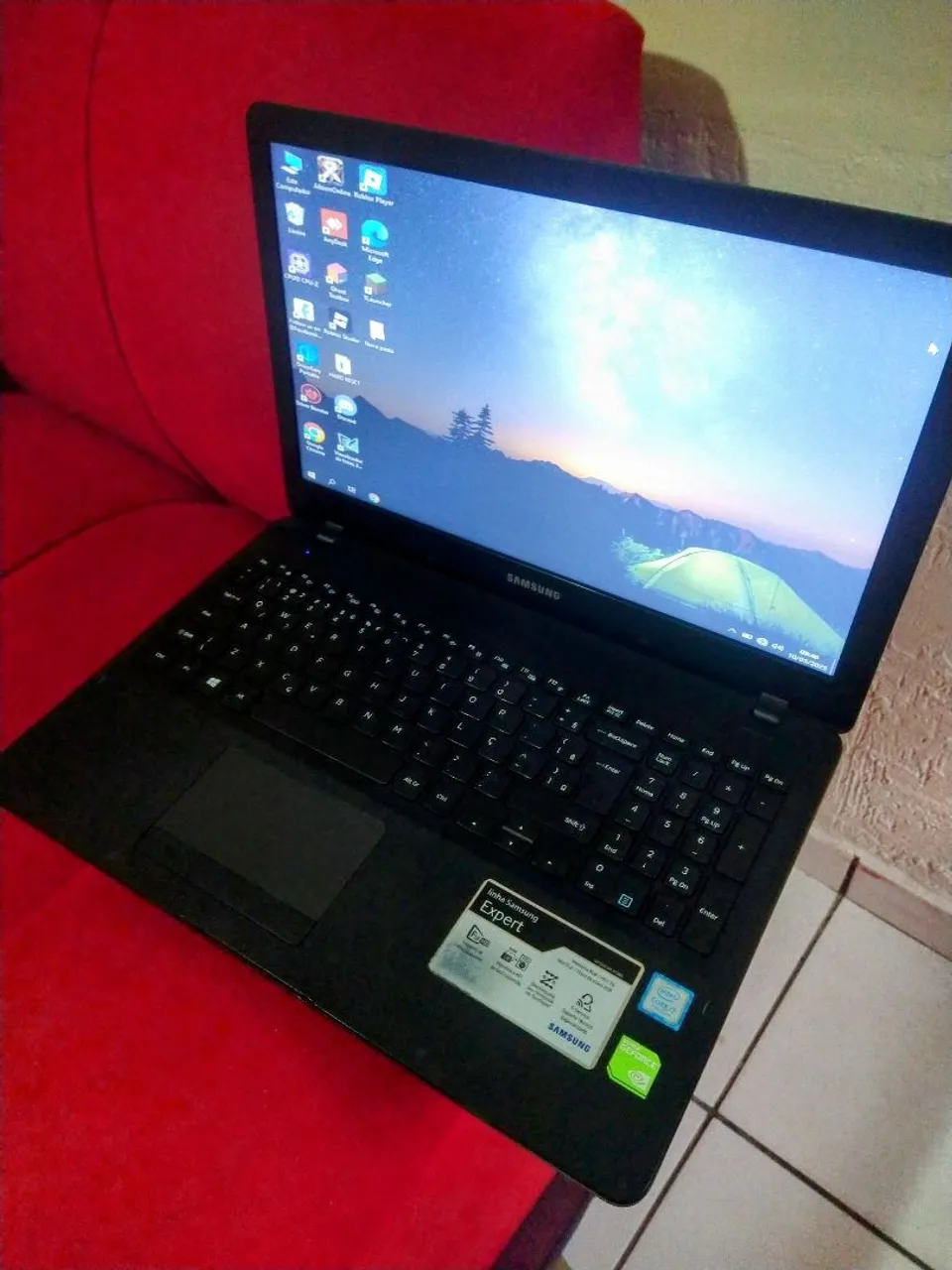 Notebook Samsung Expert processador core i7 ...7 geração SSD placa de vídeo