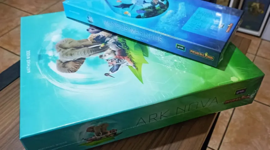 Kit Boardgames LACRADO - Ark nova + Expansão e Coffee Rush