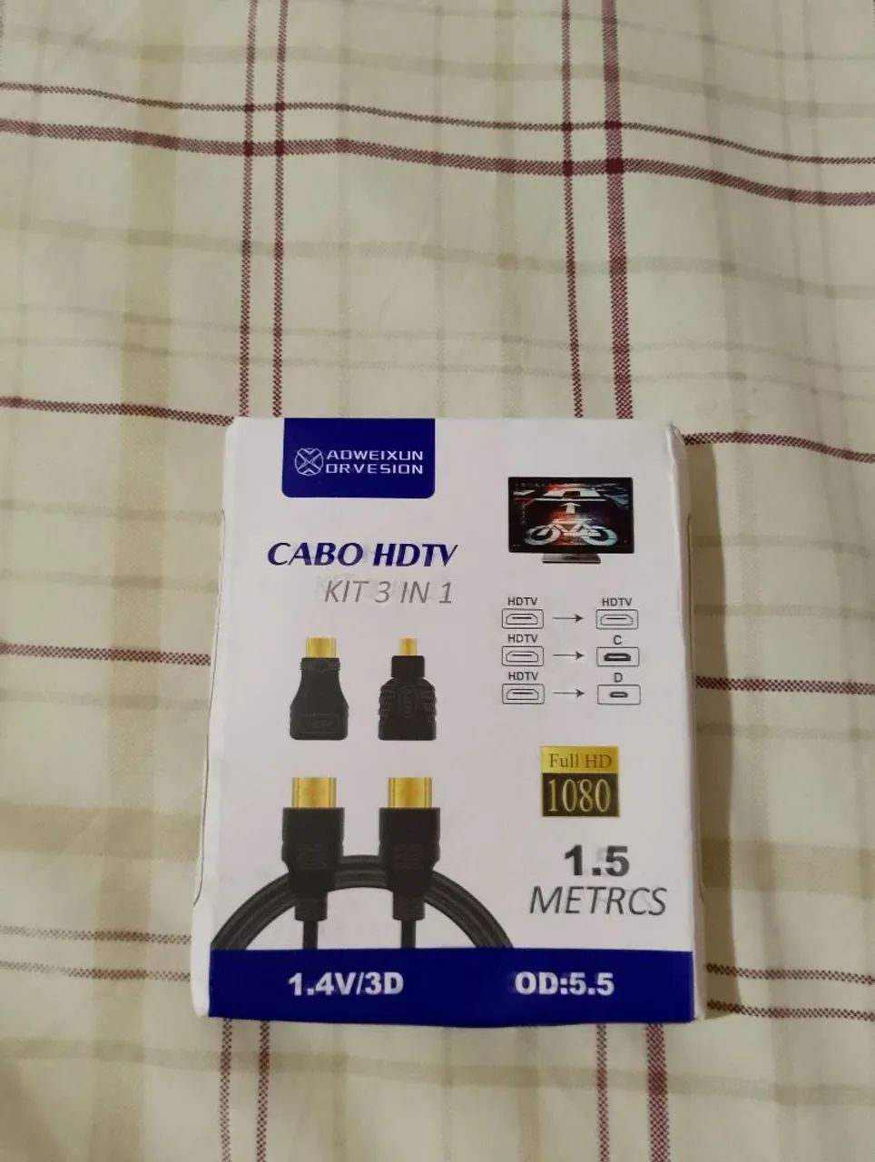 Cabo HDMI 3 em 1 - 1,5 Metros - Full HD  - Foto 3
