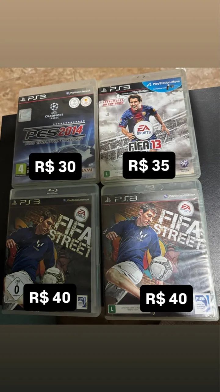 Jogos PS3  Mídia Física - Diversos títulos