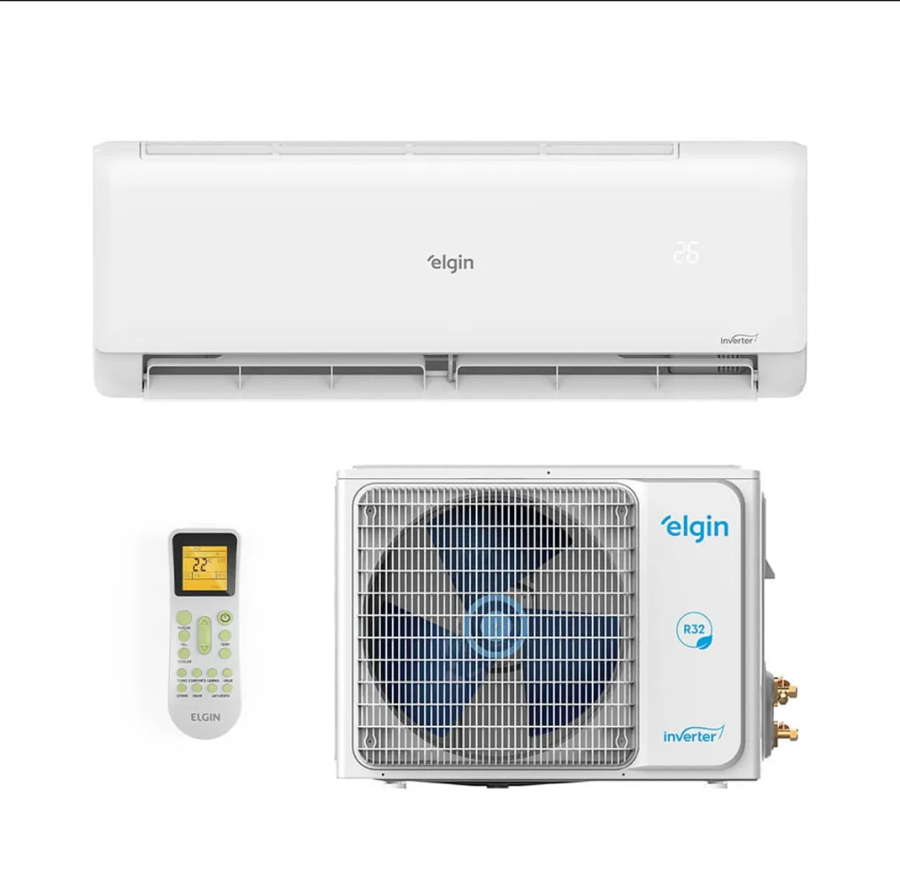 Ar Condicionado Elgin 24000 BTUs Eco Inverter II Wi-Fi HJF24C2 220V