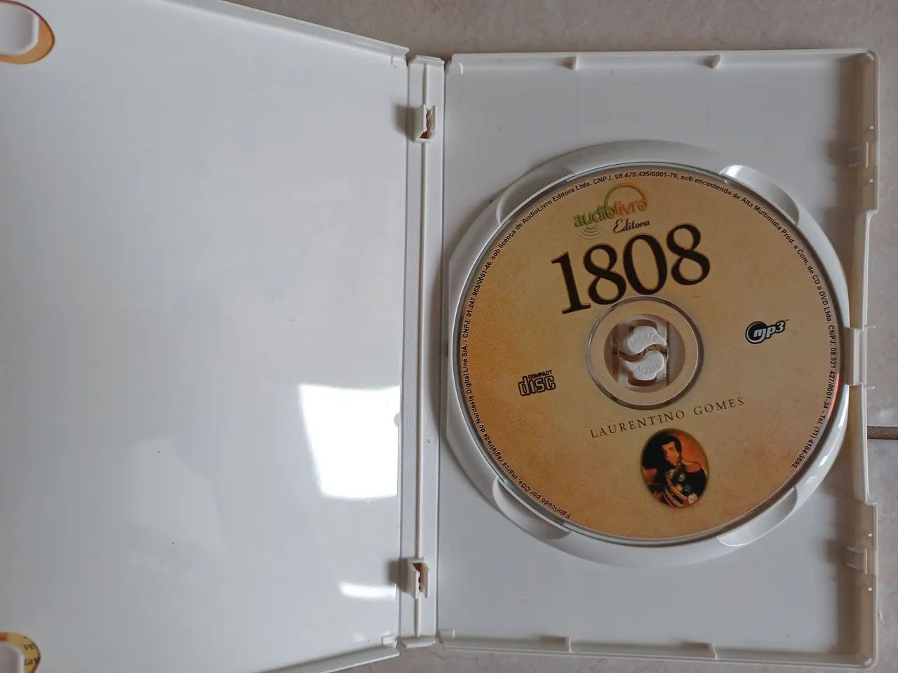DVD 1808 - Laurentino Gomes - Audiolivro - Foto 4
