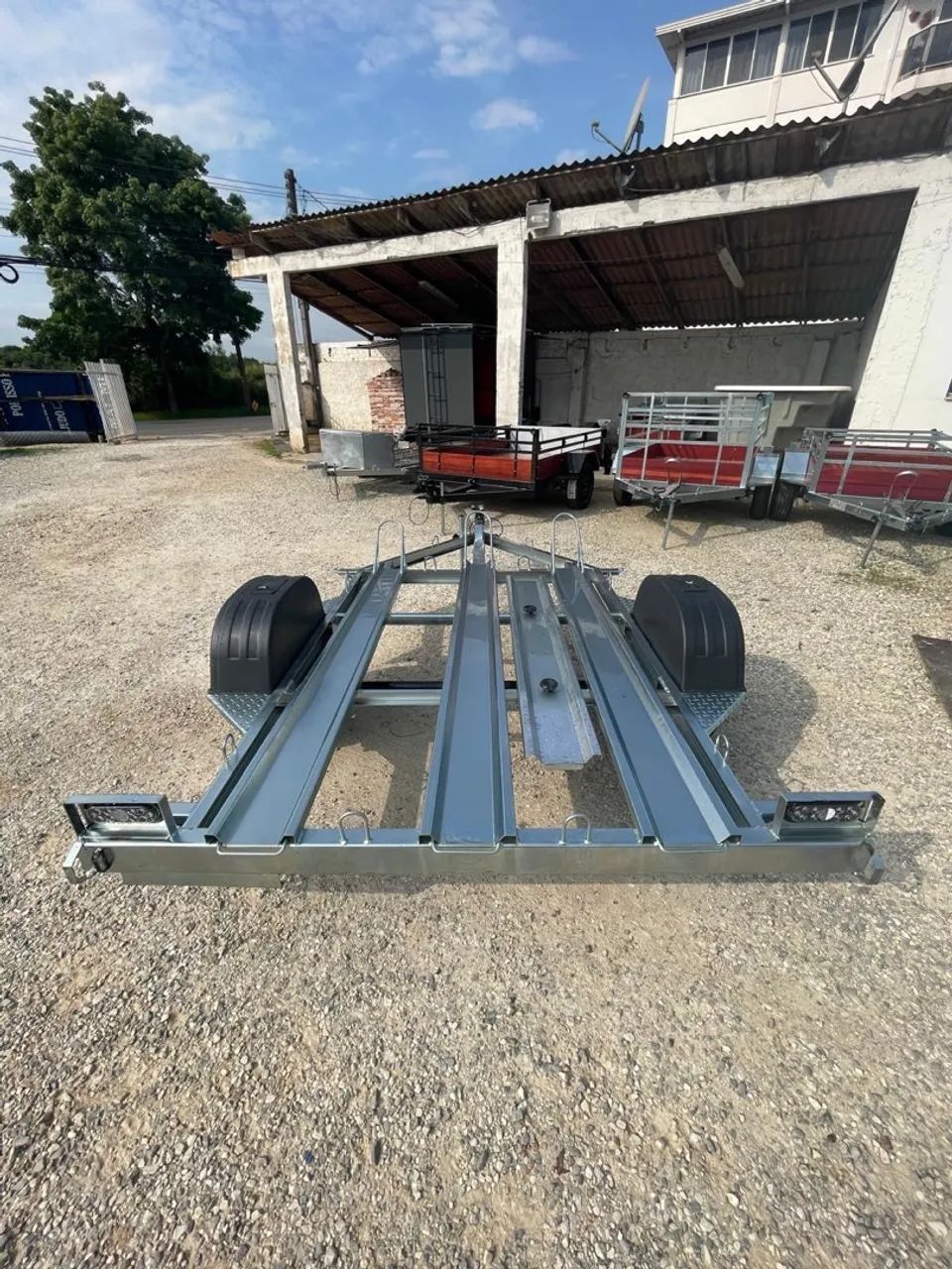 Carretinha para transporte de motos - Foto 3