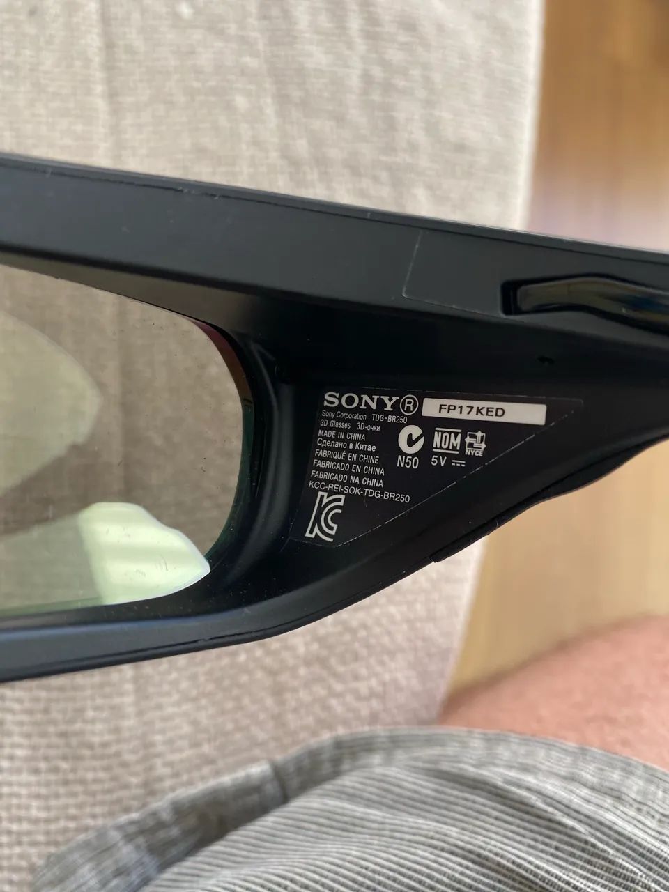 Óculos 3D Sony TDG-BR250/B - Foto 2